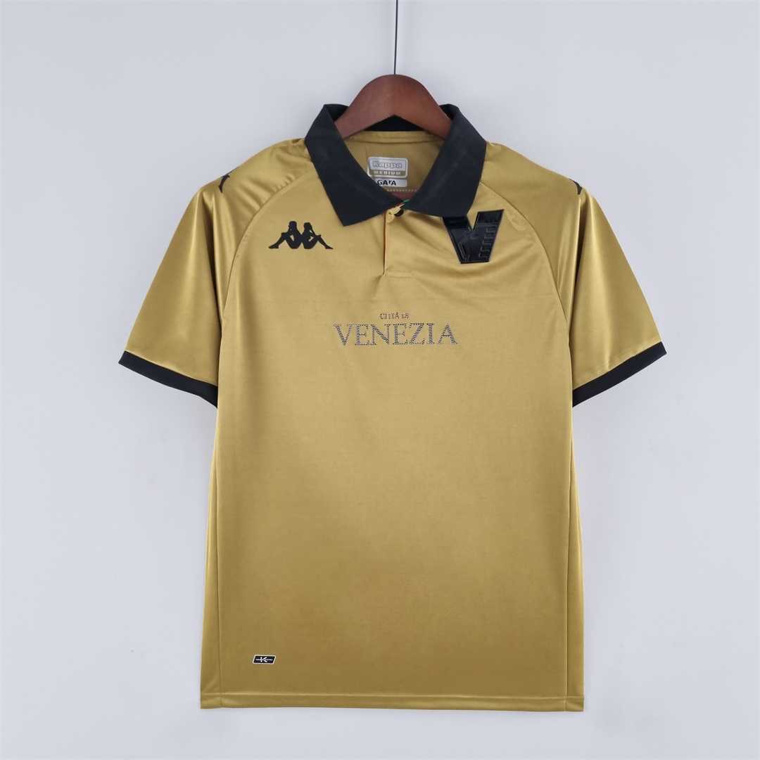 AAA Quality Venezia 22/23 Third Gold Soccer Jersey